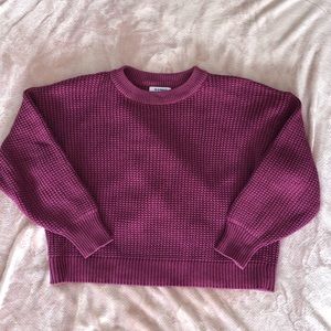 Women’s cable knit sweater